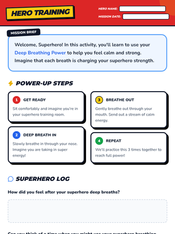 Coping Skills Superheroes • Lesson • Lenny.com