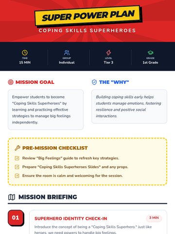 Coping Skills Superheroes • Lesson • Lenny.com