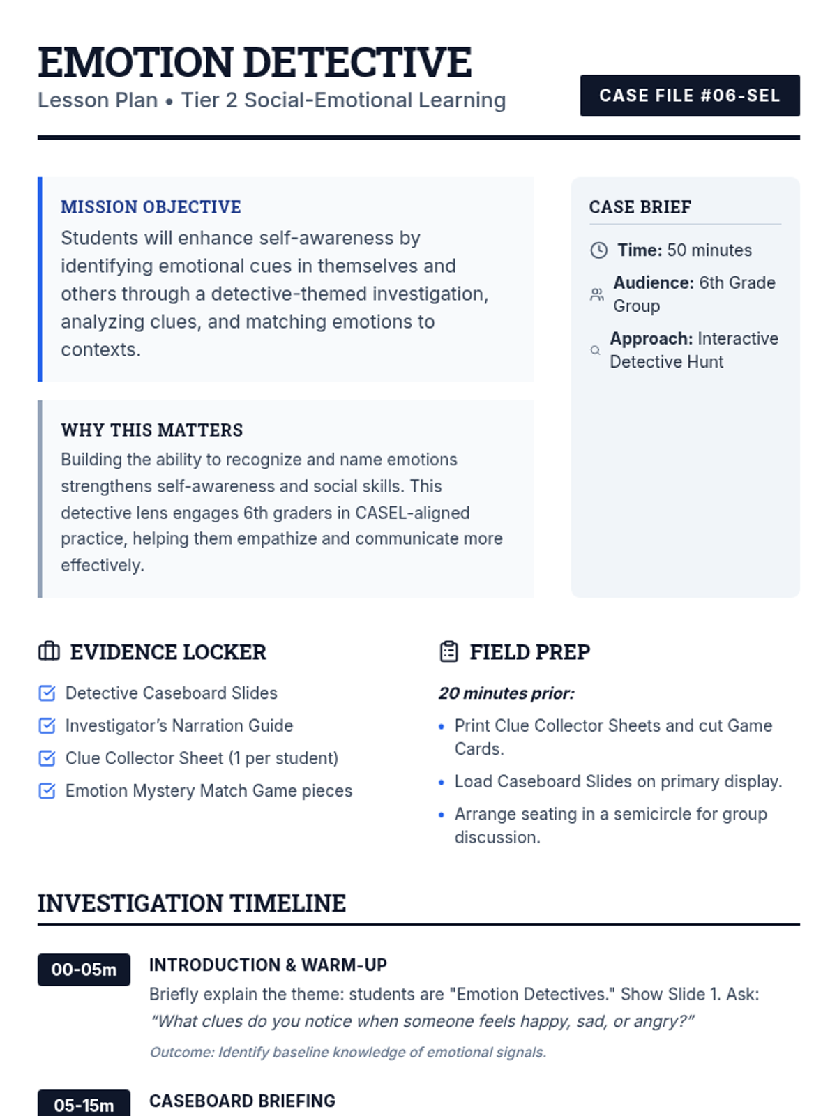 Emotion Detective • Lesson • Lenny Learning