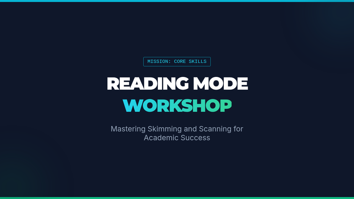 Reading Mode Slides