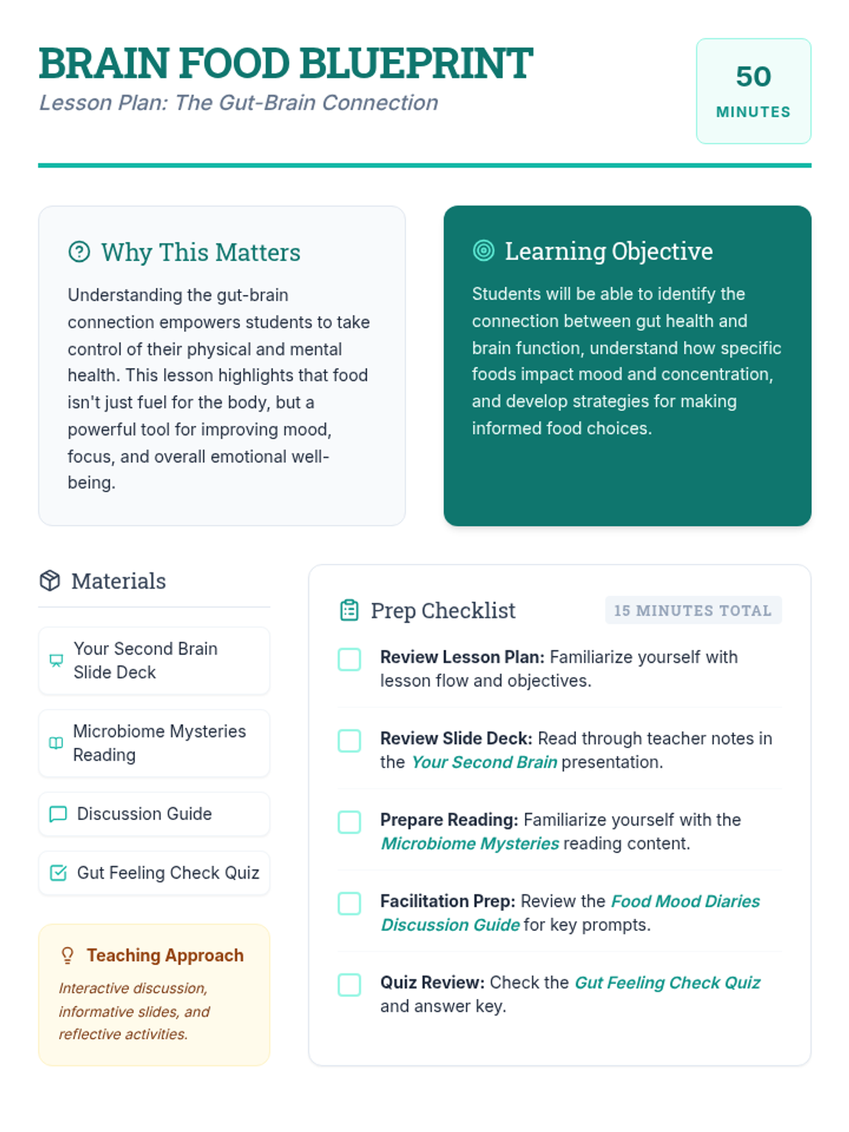 The Gut-Brain Connection • Lesson • Lenny Learning