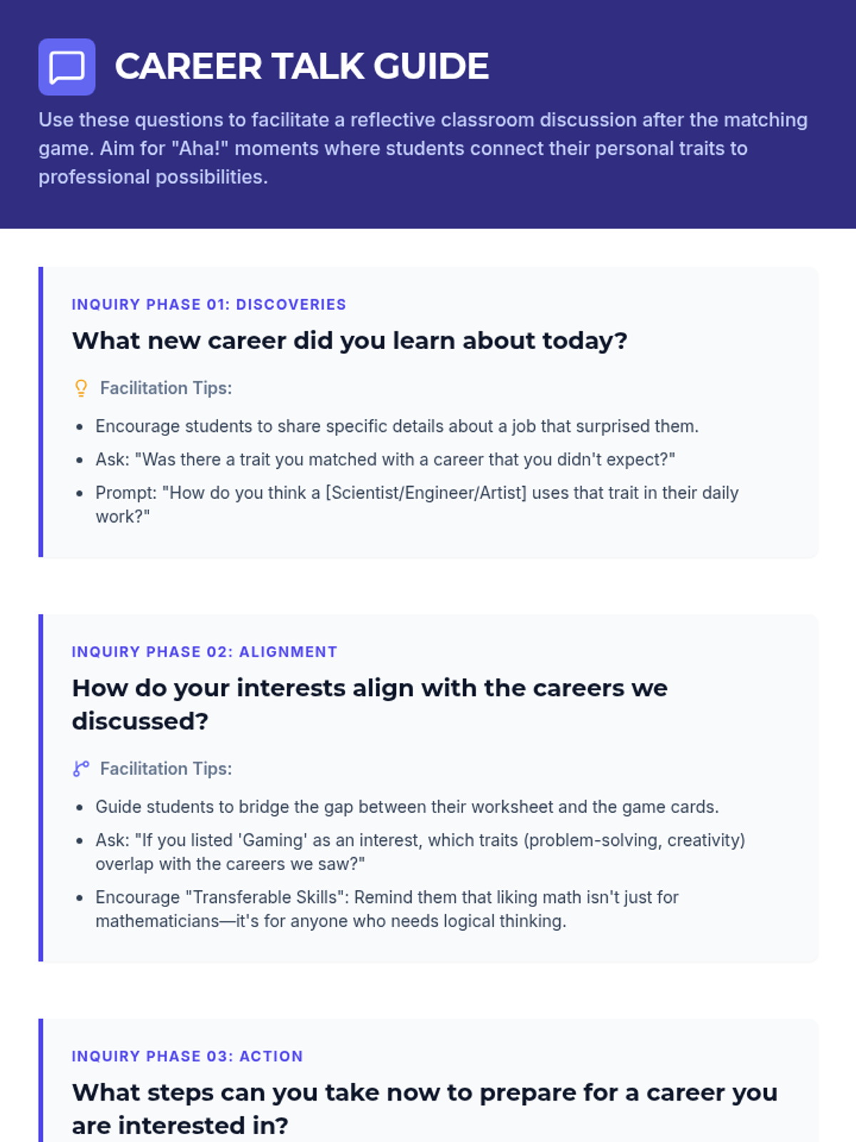 Career Blueprint Exploration • Lesson • Lenny Learning