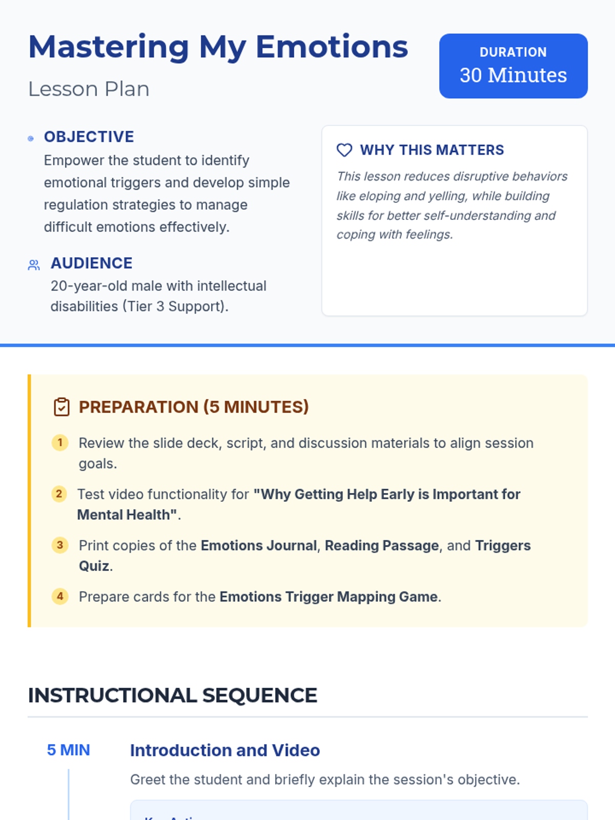Mastering My Emotions • Lesson • Lenny Learning