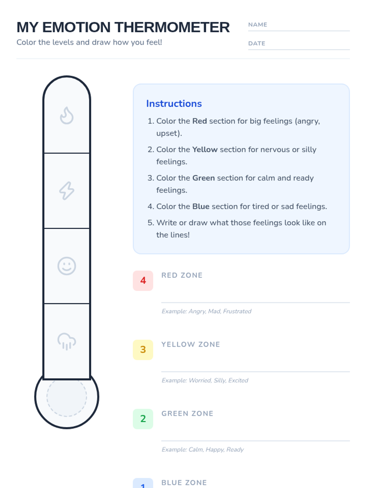 Building an Emotion Thermometer • Lesson • Lenny Learning