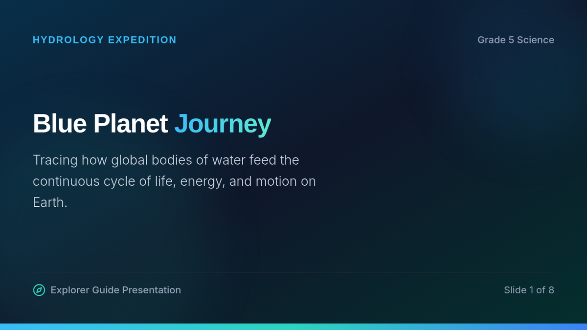 Blue Planet Journey Slides
