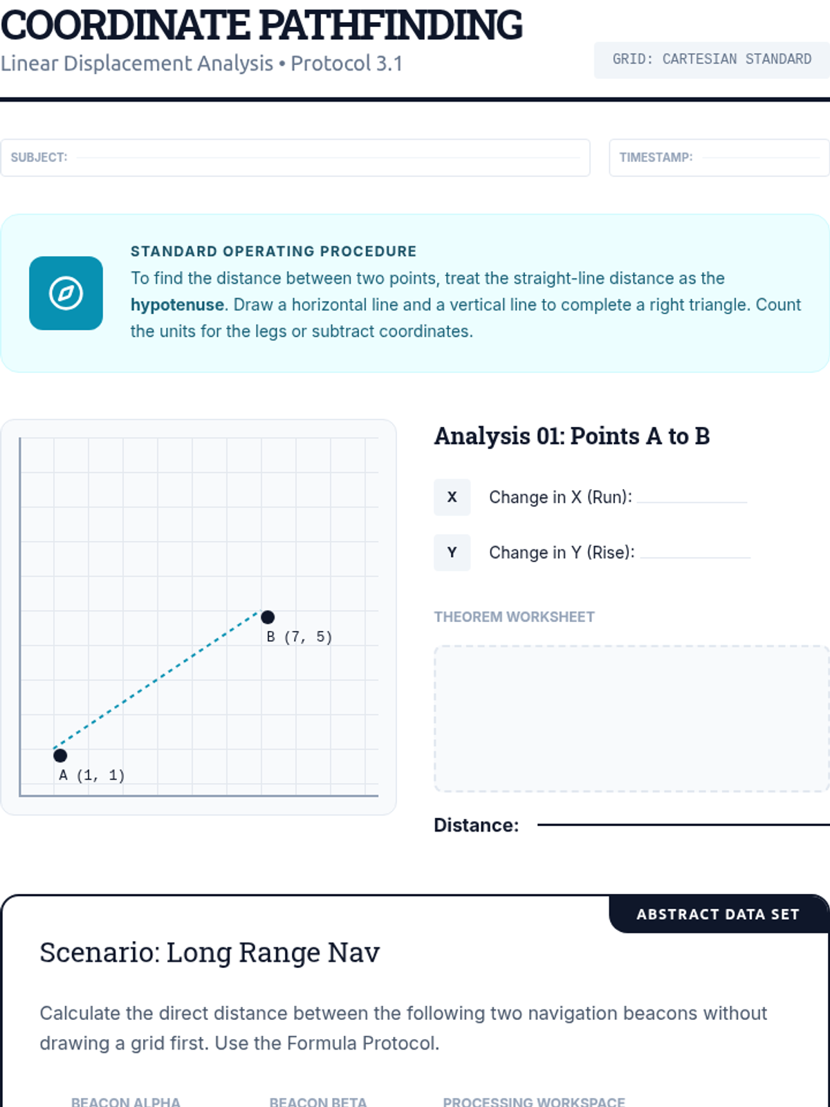 Coordinate Grid Worksheet • Material • Lenny Learning