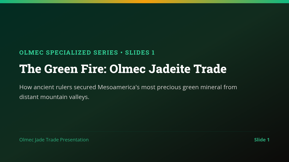 Olmec Jade Slides