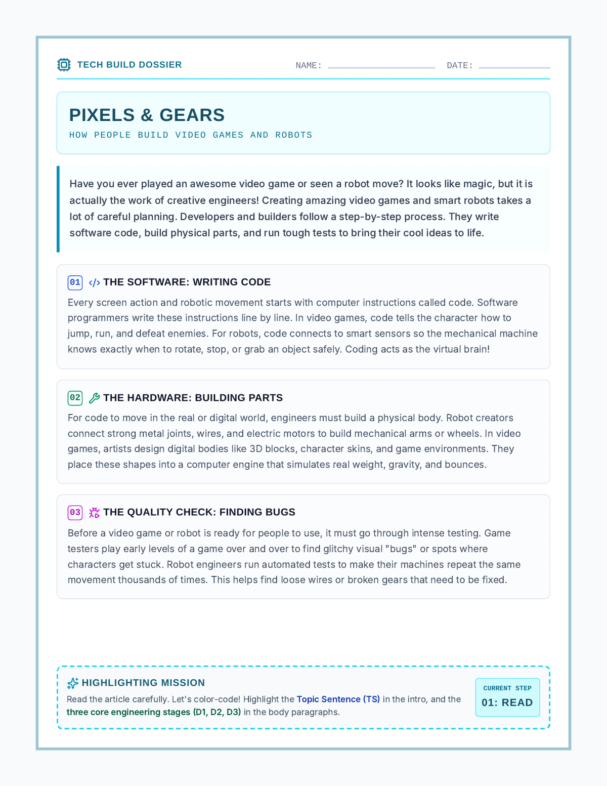 Pixel and Parts Article page 1