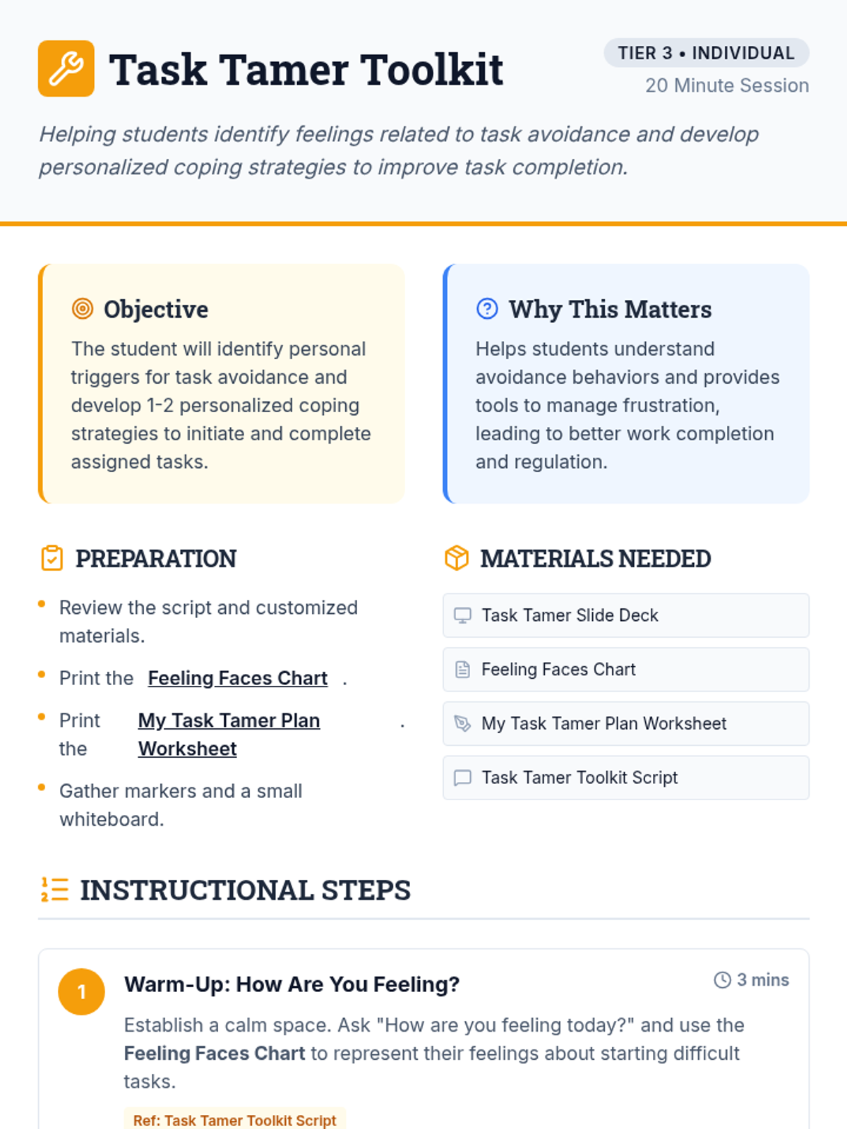 Task Tamer Toolkit • Lesson • Lenny Learning