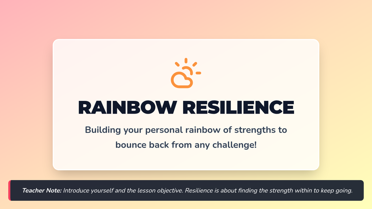 Rainbow Resilience • Lesson • Lenny Learning