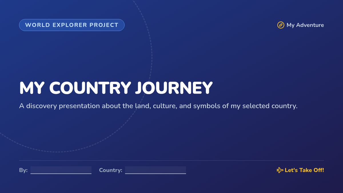 World Explorer Presentation Slides