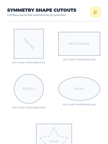 Symmetry Shape Cutouts • Material • Lenny.com