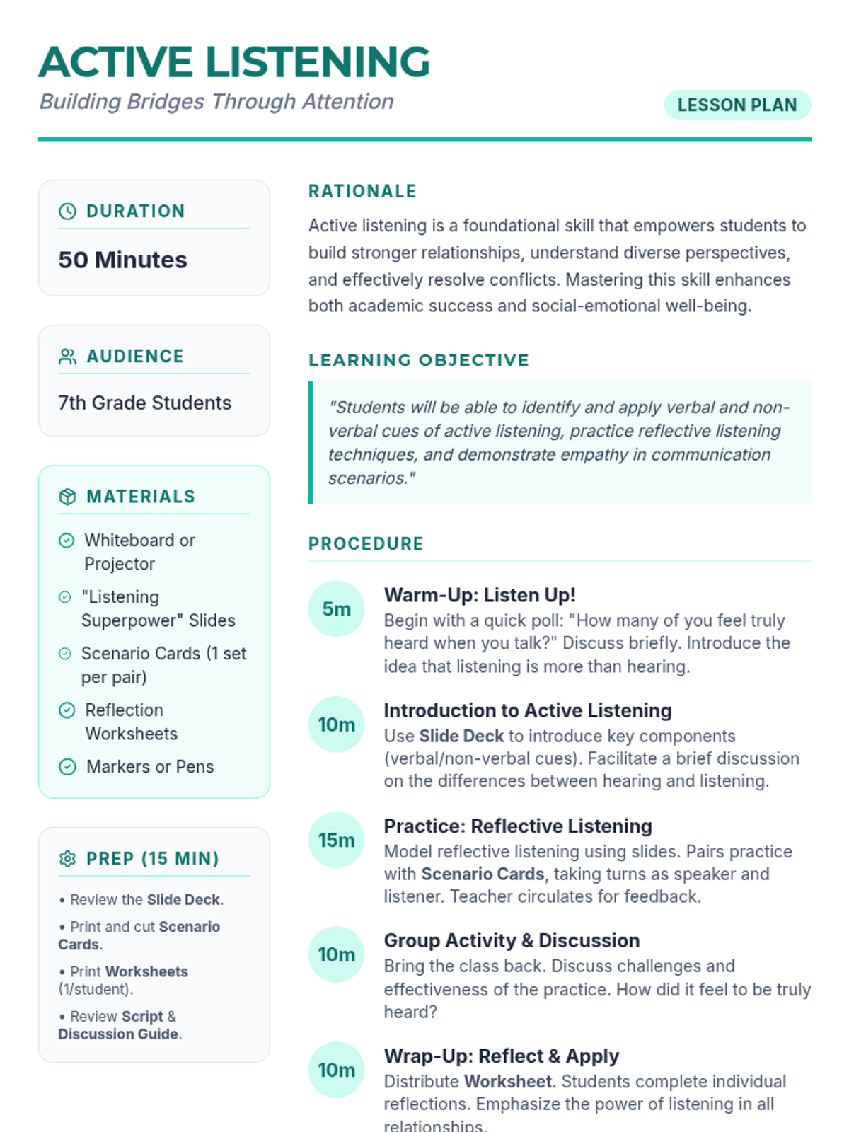 The Art of Active Listening • Lesson • Lenny Learning