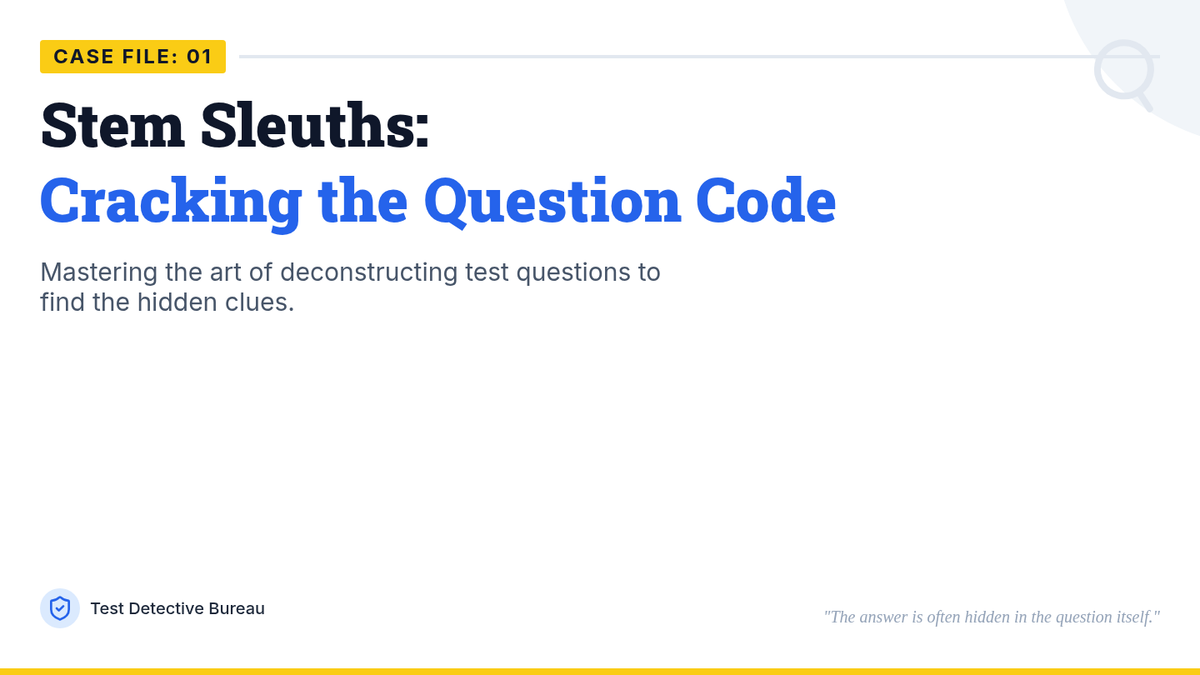 Stem Sleuth Slides