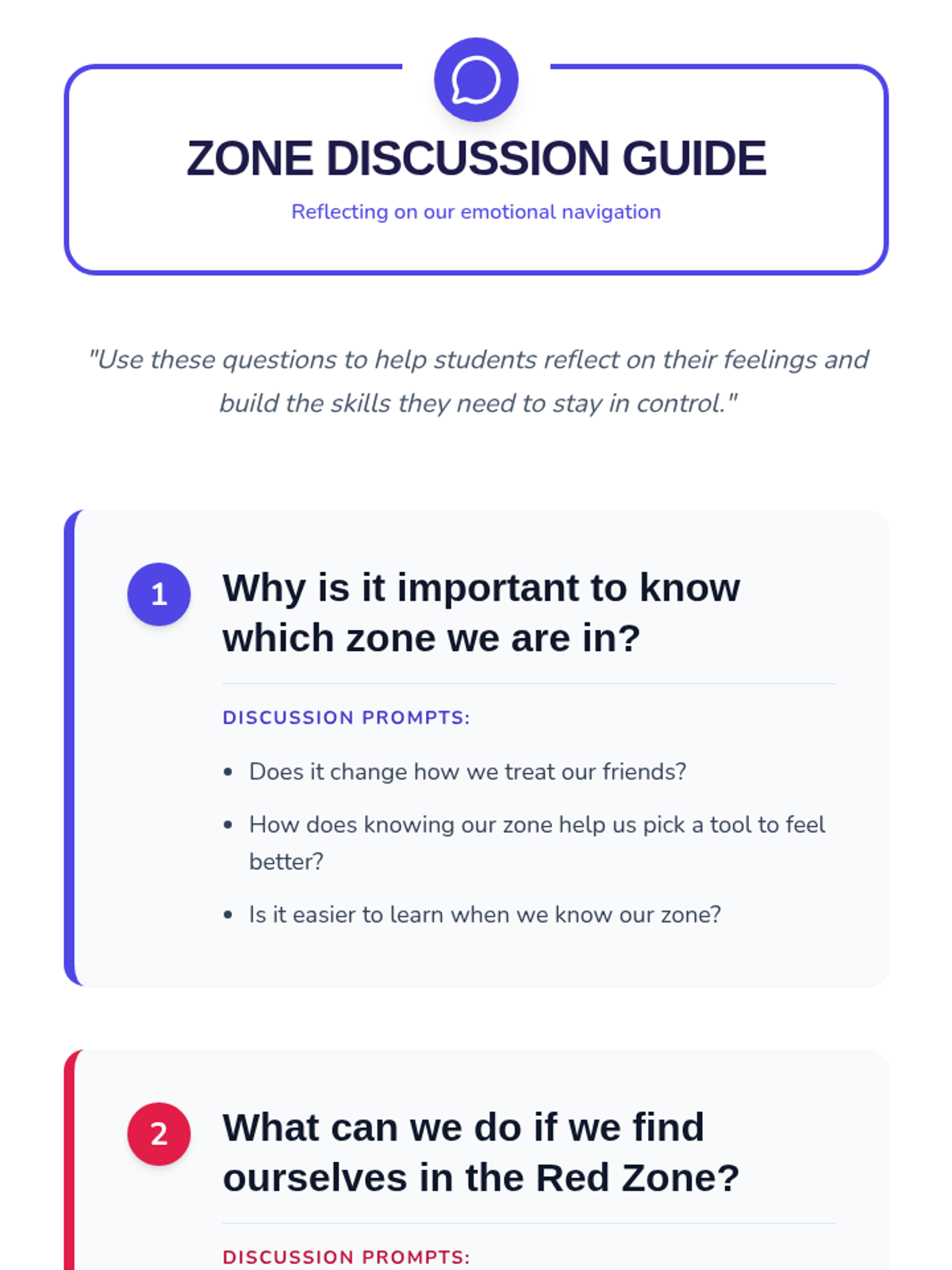 Zones of Emotion • Lesson • Lenny Learning