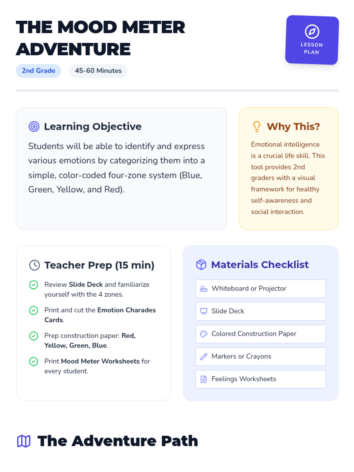 Mood Meter Lesson Plan • Material • Lenny Learning