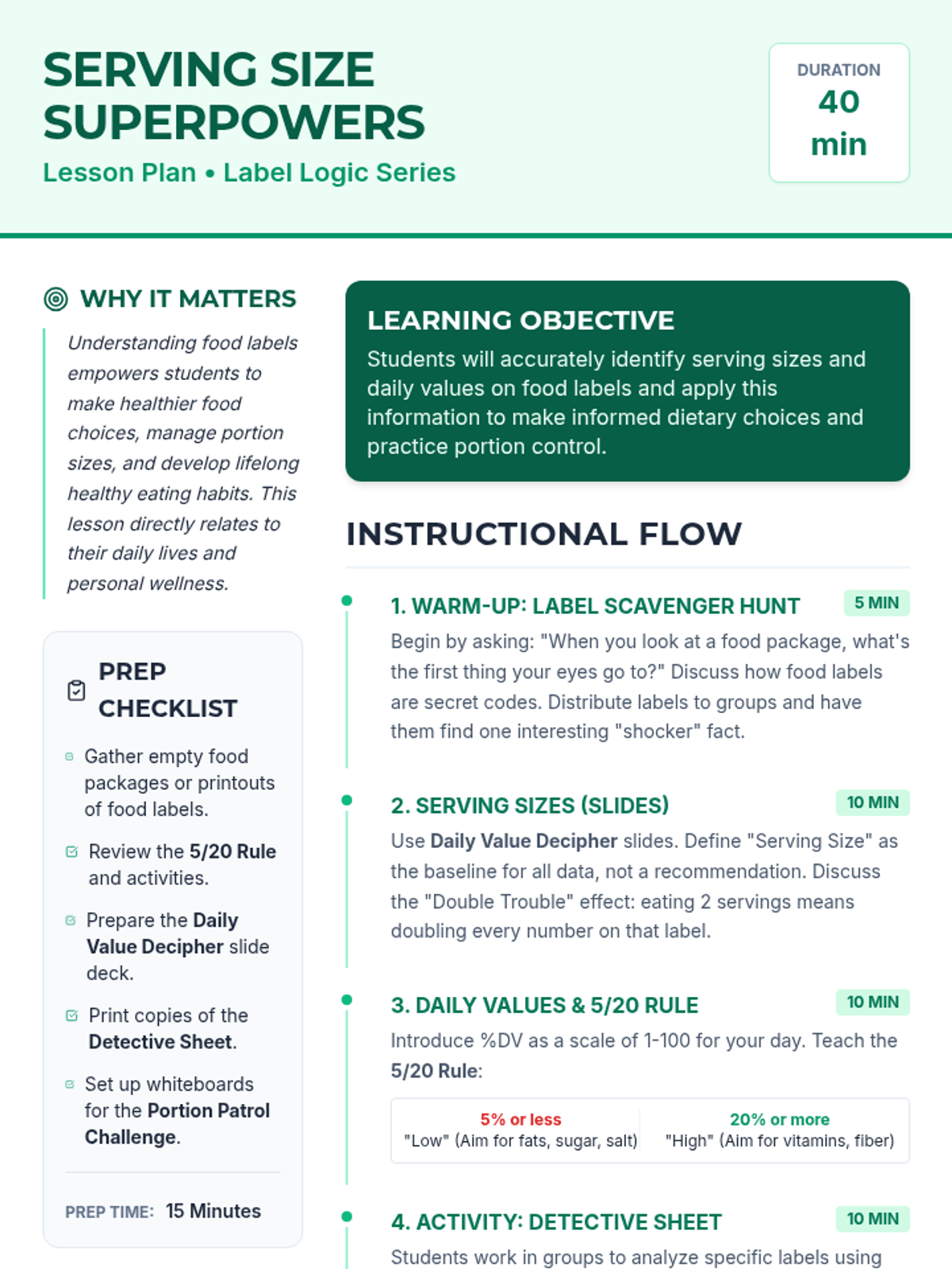 Label Logic • Lesson • Lenny Learning