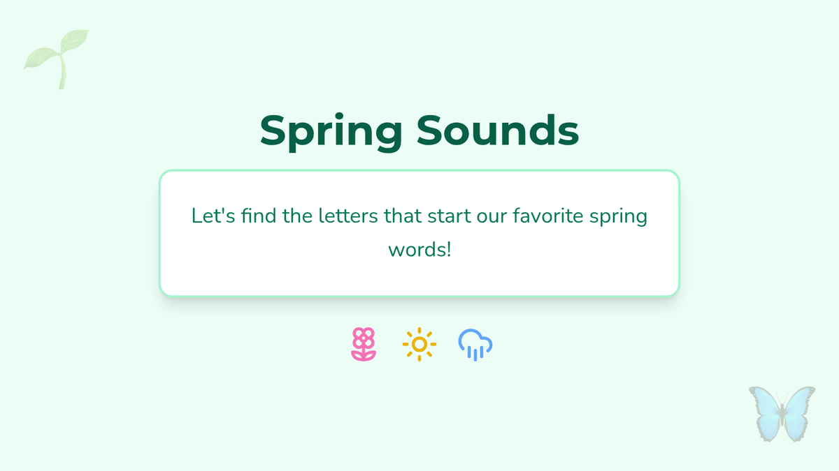 Spring Sounds • Lesson • Lenny Learning