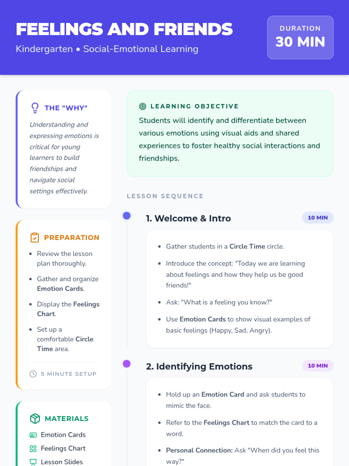 Feelings and Friends • Lesson • Lenny Learning
