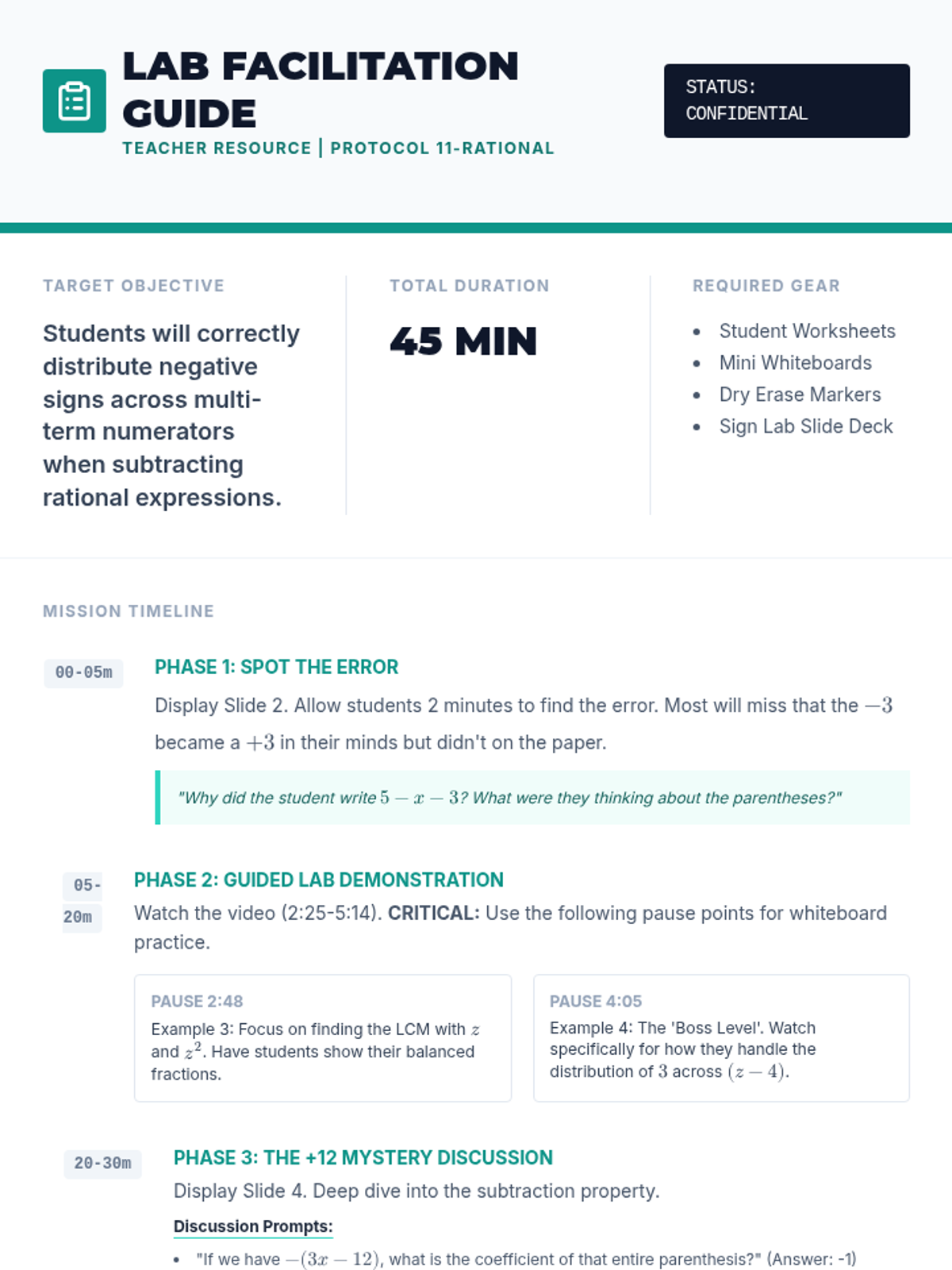 Sign Lab Facilitation Guide • Material • Lenny Learning