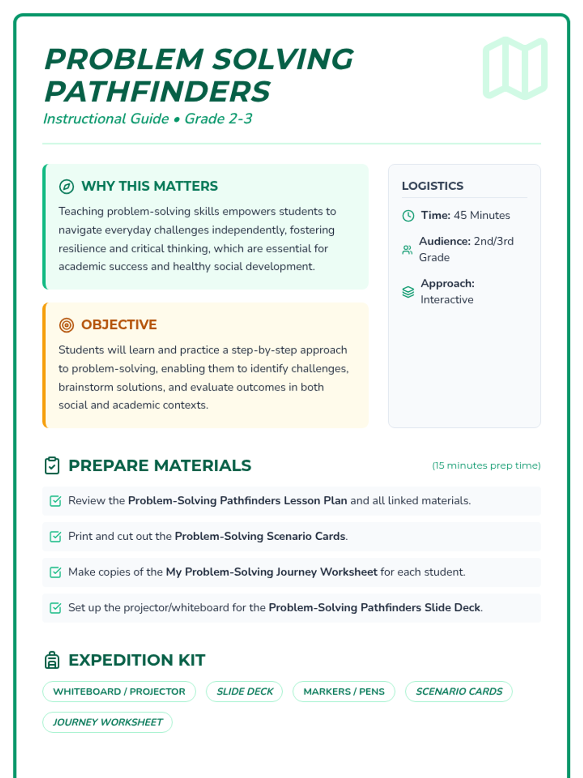 Pathfinders Lesson Plan • Material • Lenny Learning