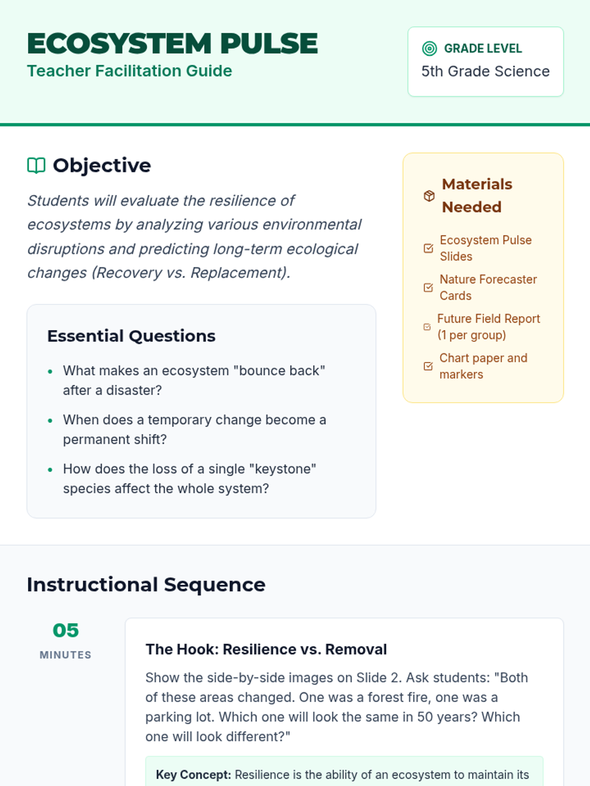 Ecosystem Pulse • Lesson • Lenny Learning