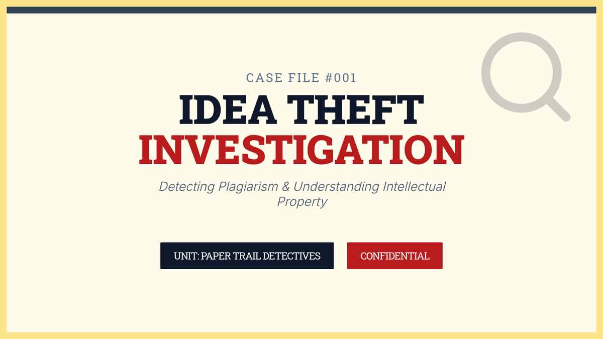 Idea Theft Slides