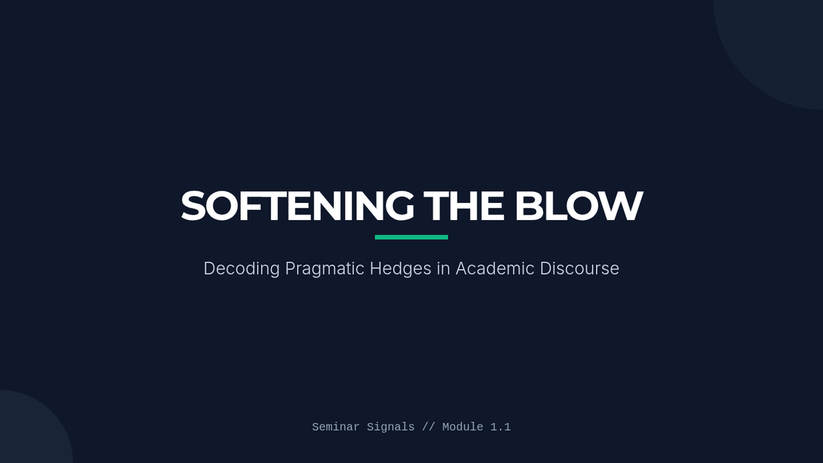 Softening the Blow Slides