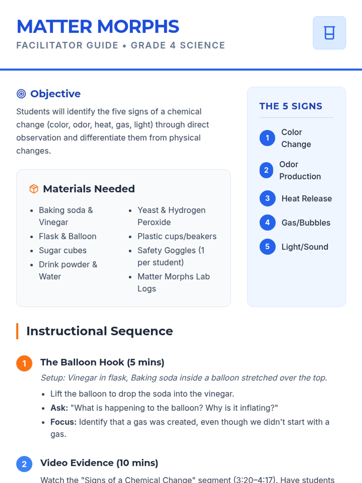 Matter Morphs • Lesson • Lenny Learning