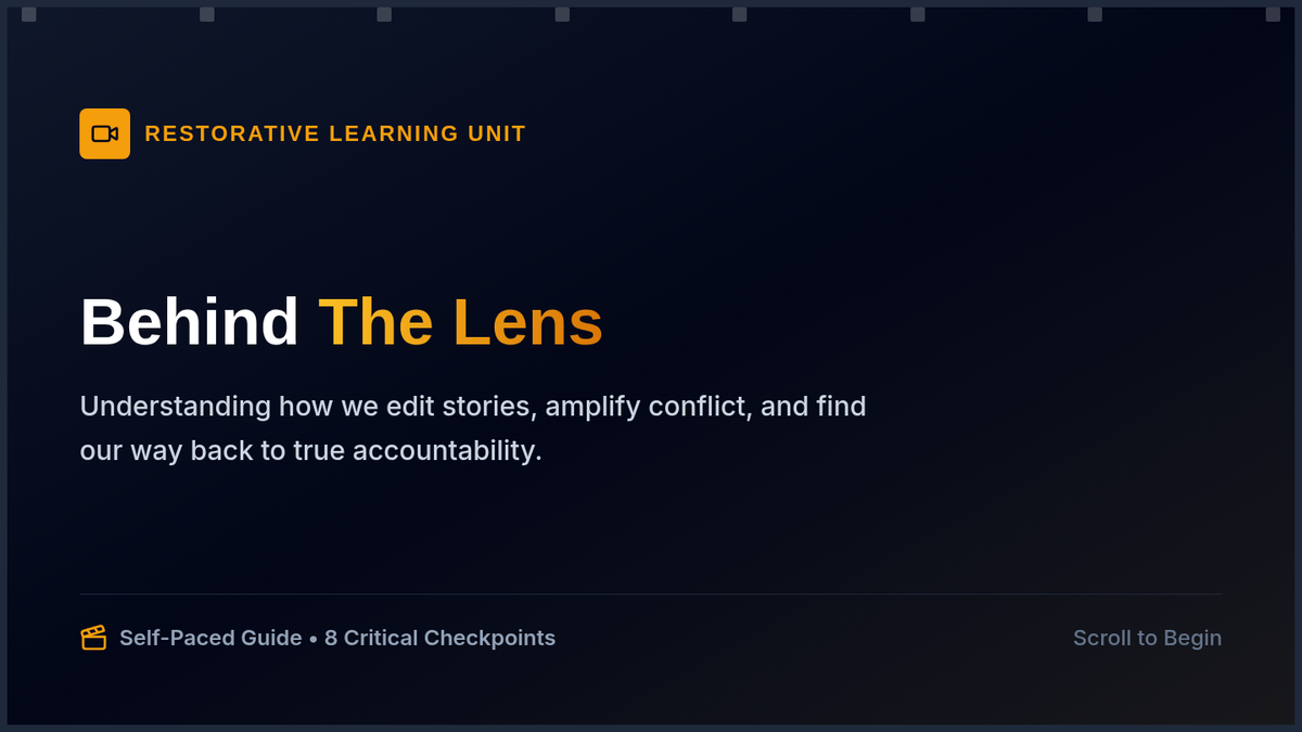 Behind the Lens Slides