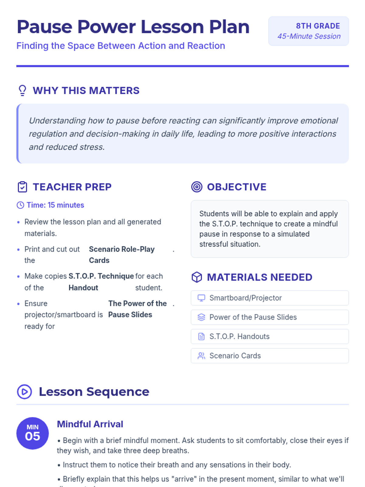 Finding the Space Between Action and Reaction • Lesson • Lenny Learning