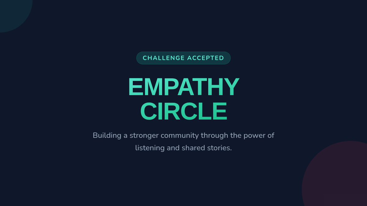 Empathy Circle Challenge • Lesson • Lenny Learning