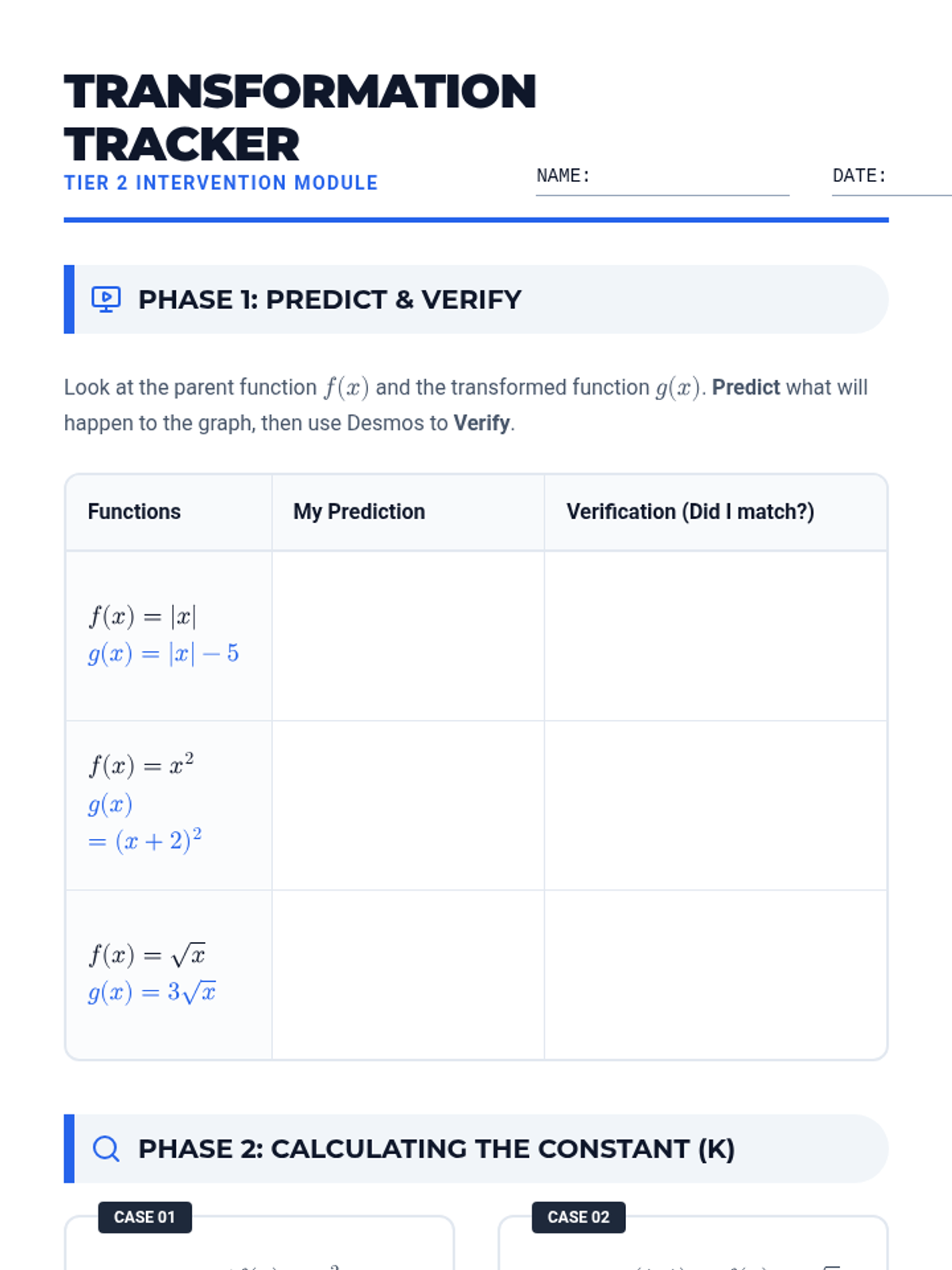 Studenttracker Transformers Transformation Tracker • Lesson • Lenny.com