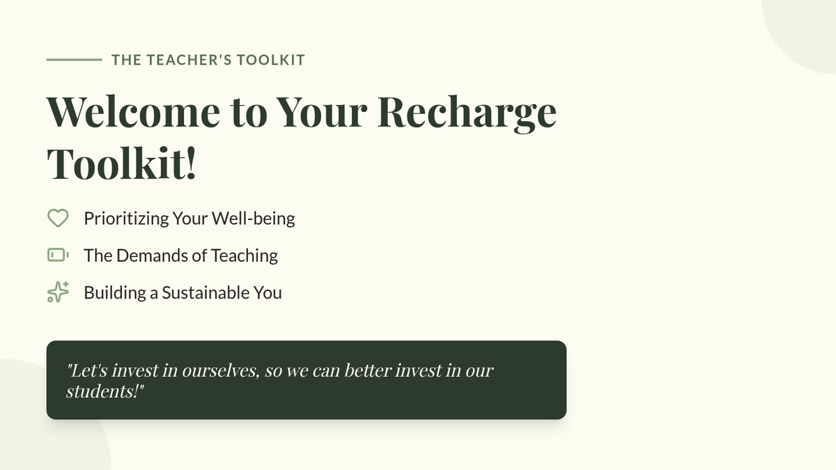 Recharge Slide Deck • Material • Lenny Learning