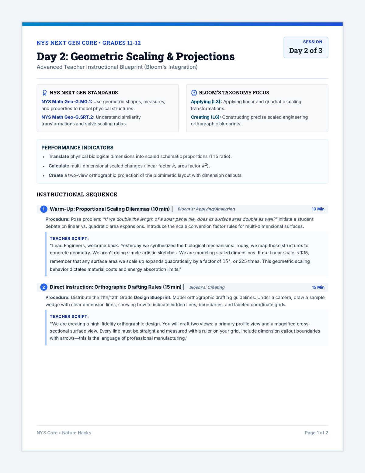Sketch and Scale Teacher Guide page 1