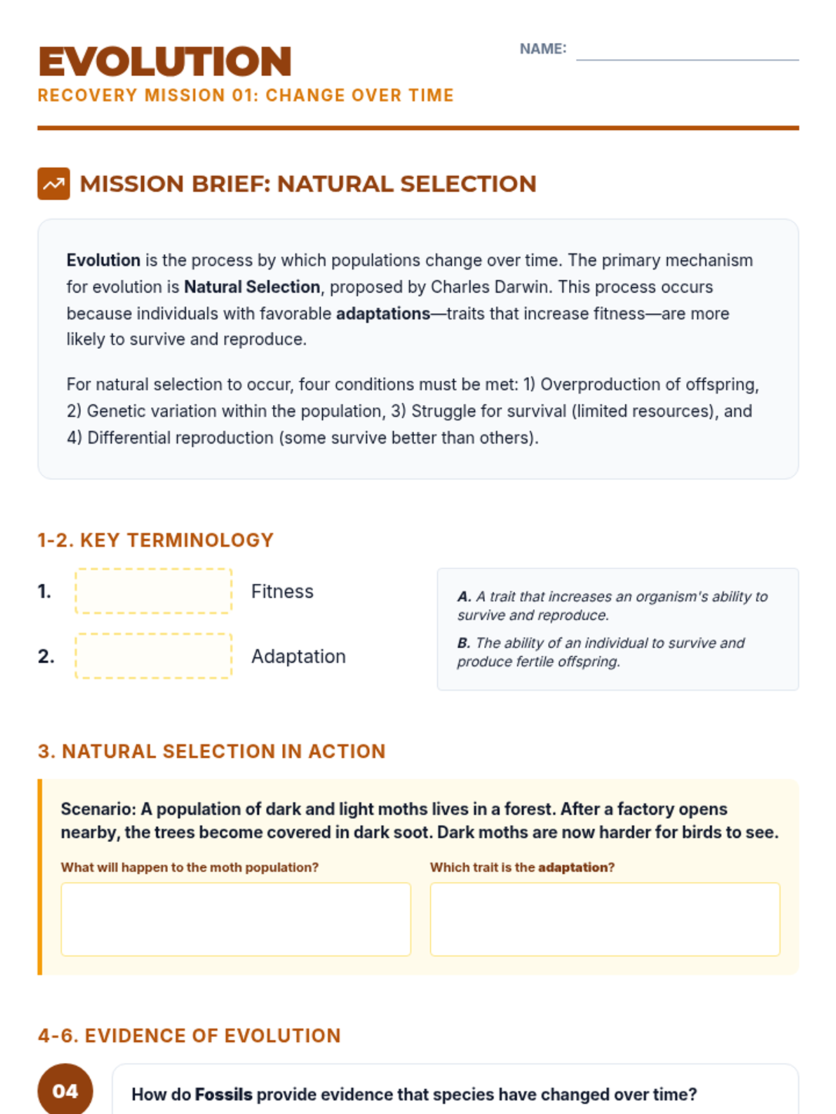 Evolution Recovery Guide