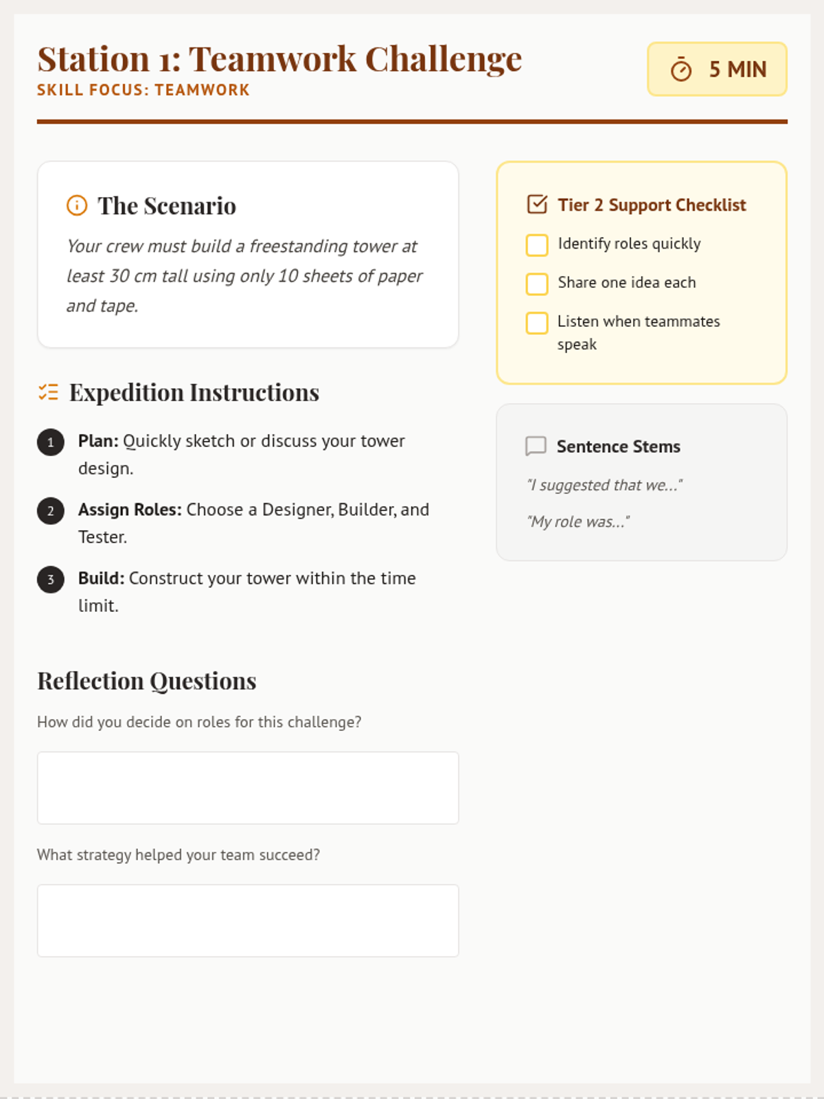 Skills Treasure Map • Lesson • Lenny Learning