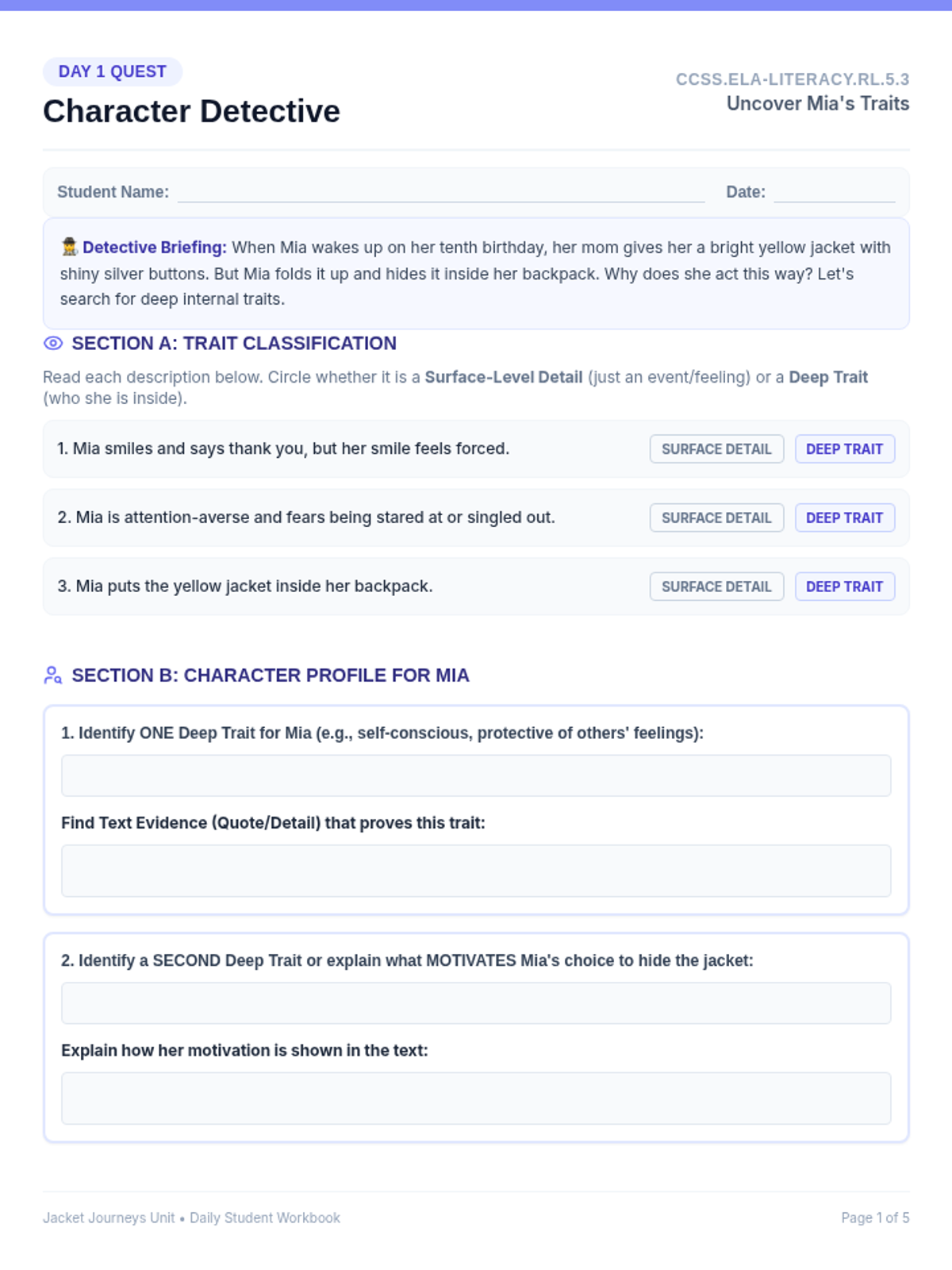 Jacket Journeys Daily Workbook