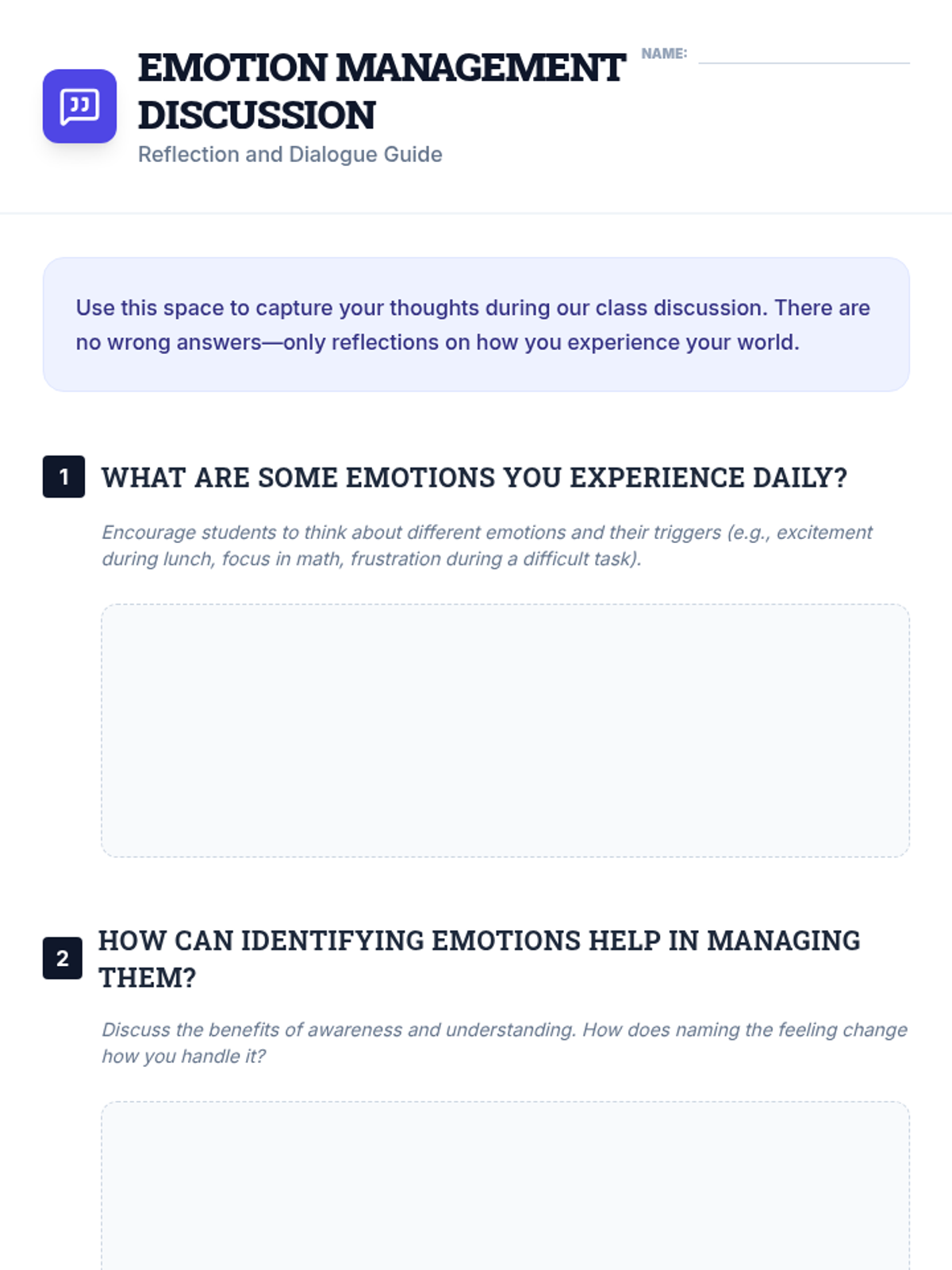 Emotion Management Toolkit • Lesson • Lenny Learning