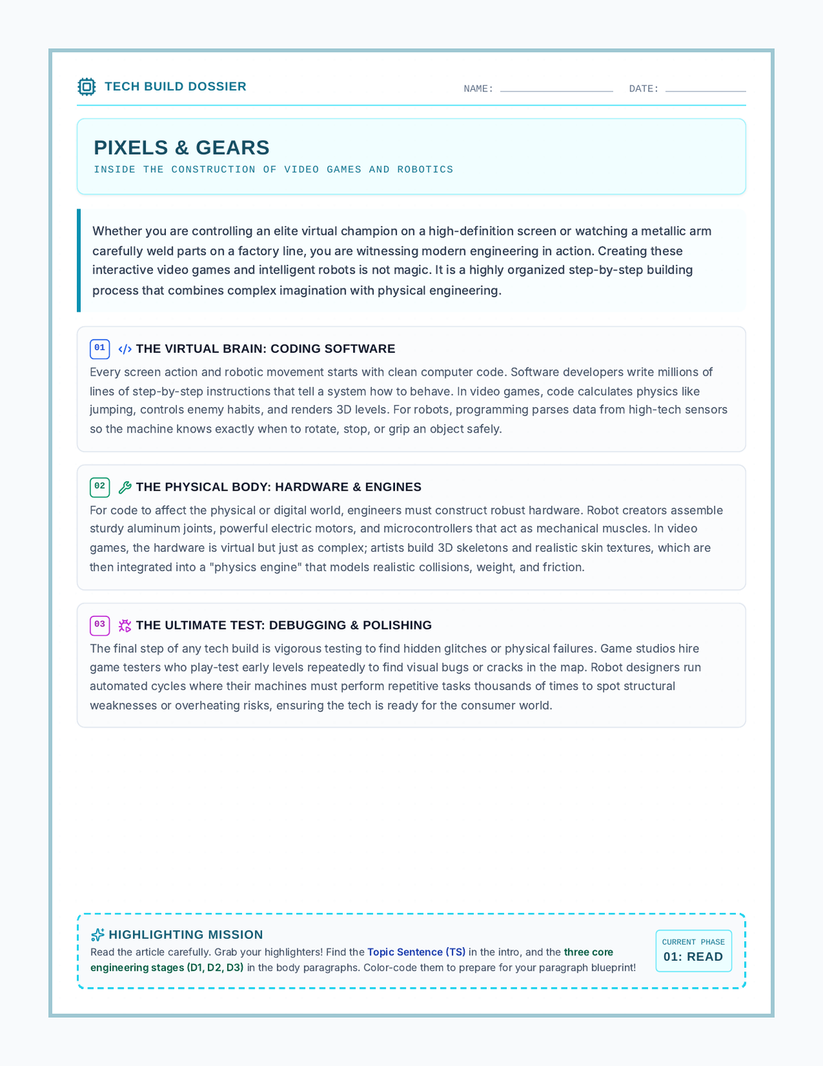 Pixel and Parts Article page 1