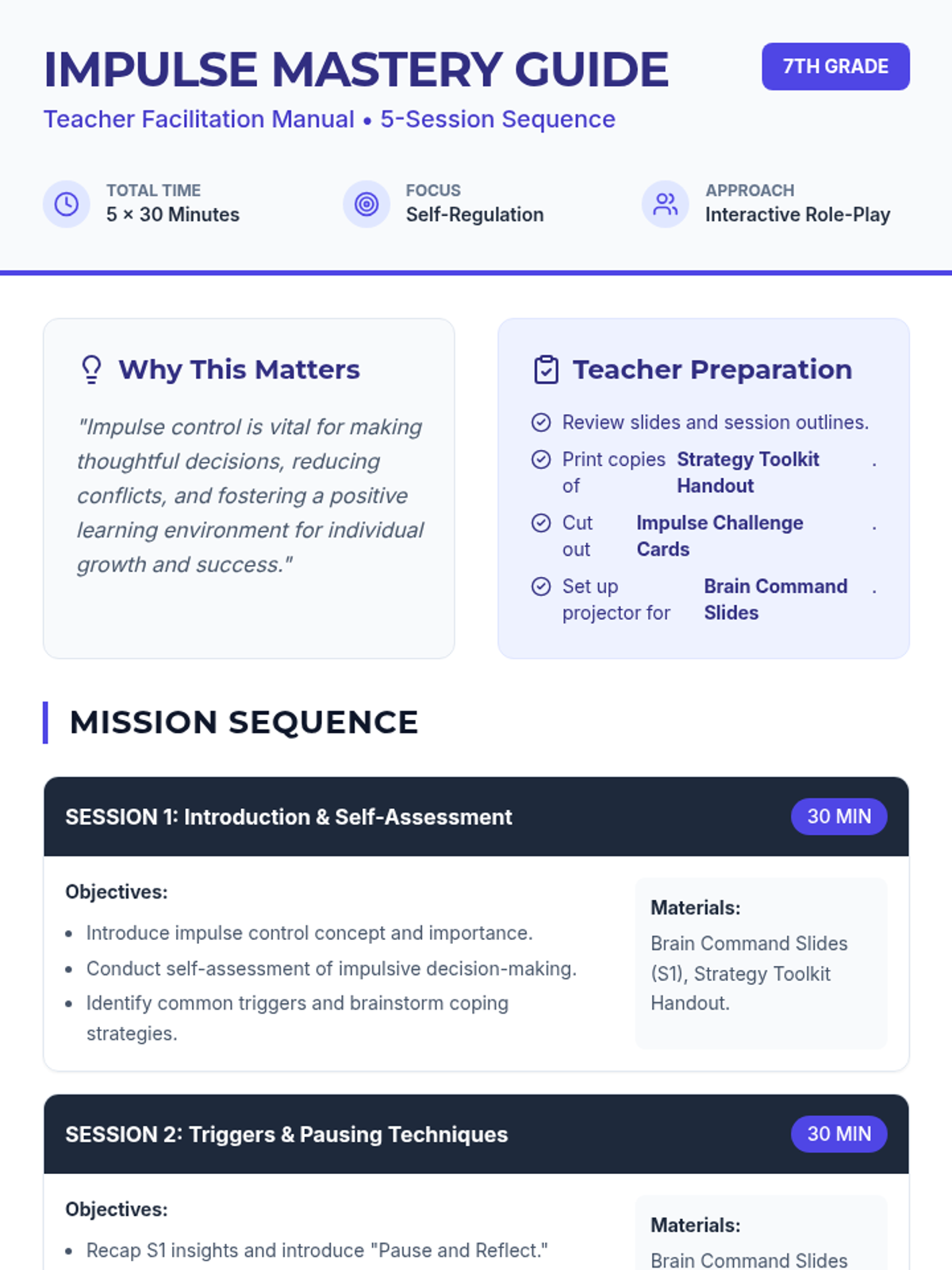 Impulse Intro • Lesson • Lenny Learning
