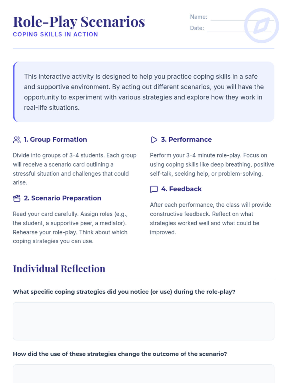 Coping Skills Navigation • Lesson • Lenny Learning