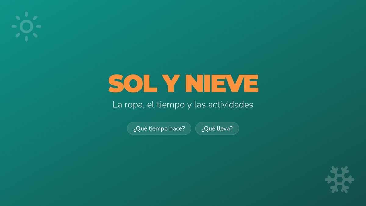 Sol y Nieve Slides Presentation Revision 1