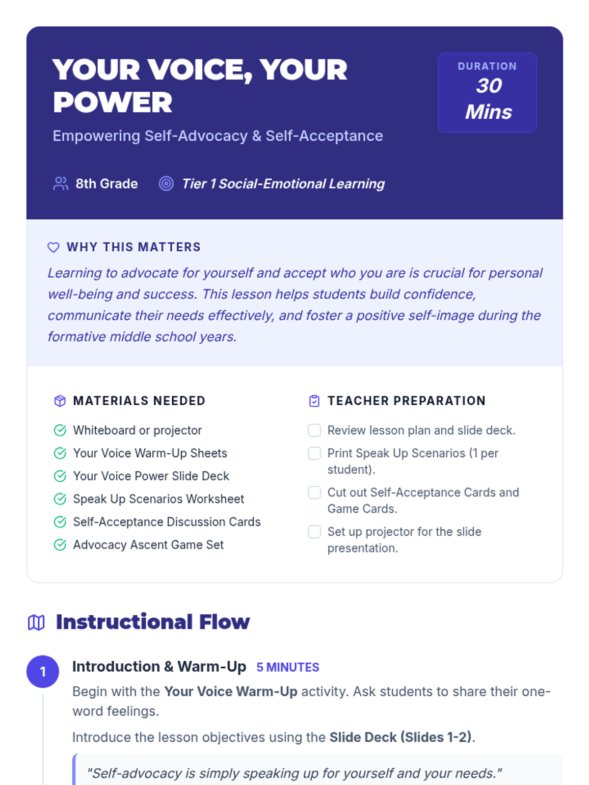 Your Voice Your Power • Lesson • Lenny Learning