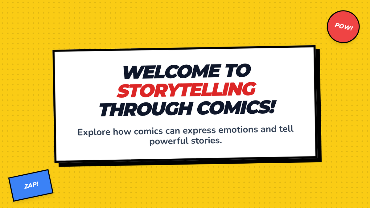 Storytelling through Comics • Lesson • Lenny Learning