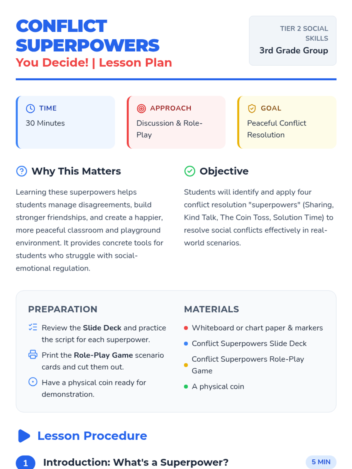 Conflict Superpowers You Decide • Lesson • Lenny Learning