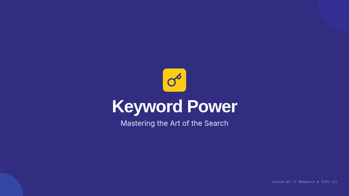 Keyword Power Slides