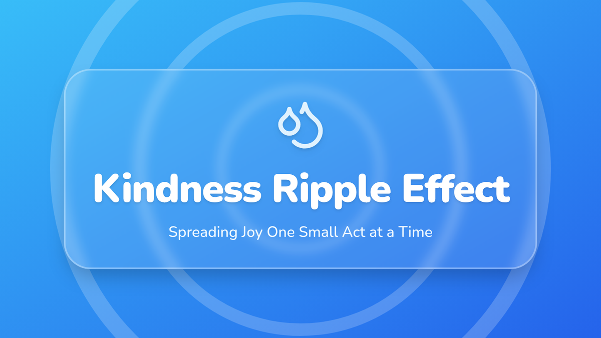 Kindness Ripple Effect • Lesson • Lenny Learning