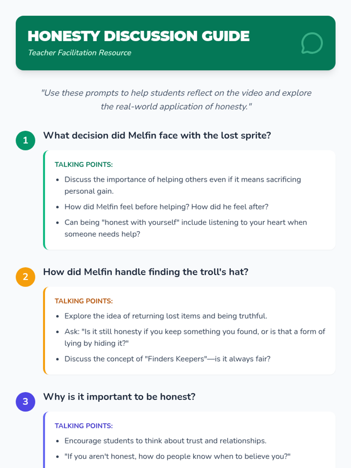Honesty Quest • Lesson • Lenny Learning