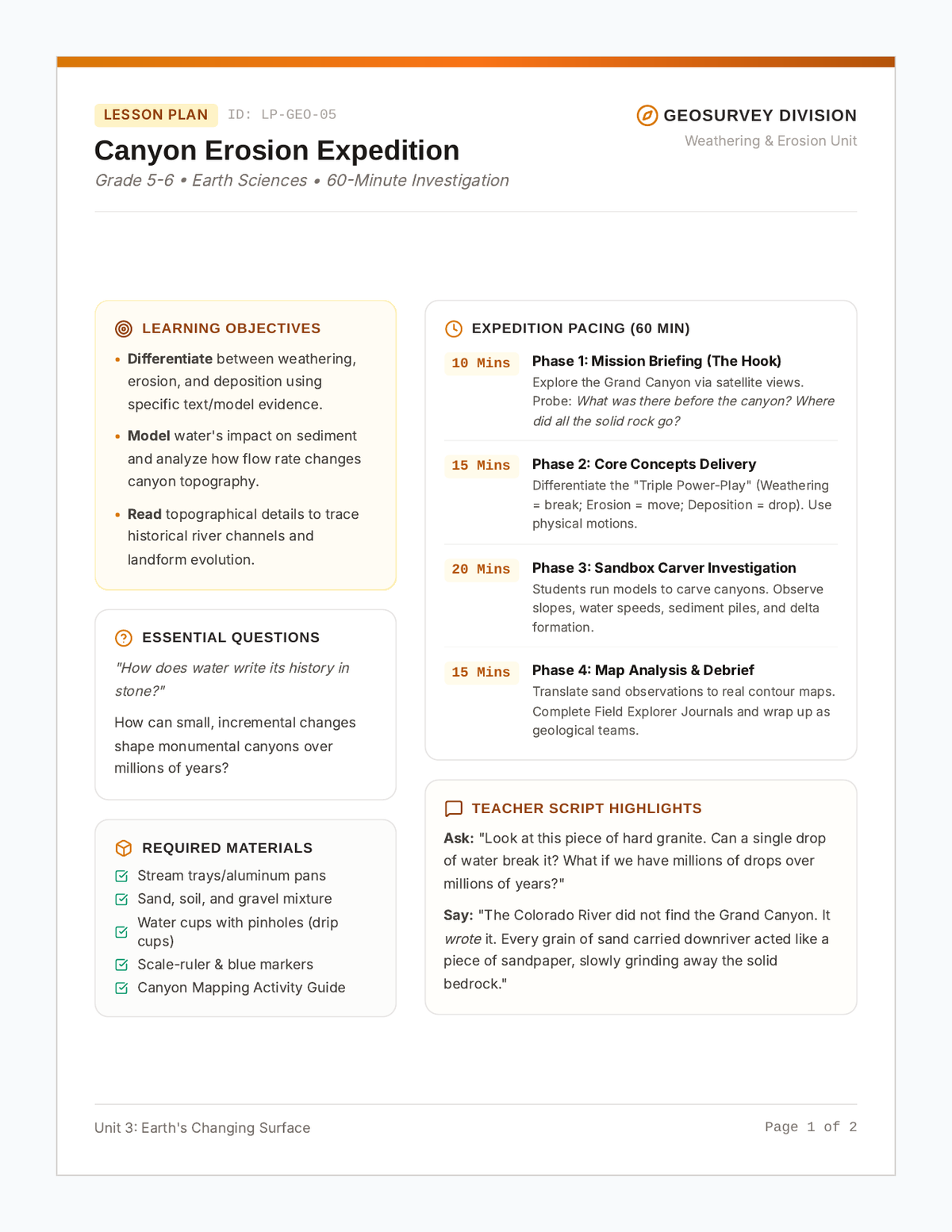 Explorer Facilitator Guide page 1